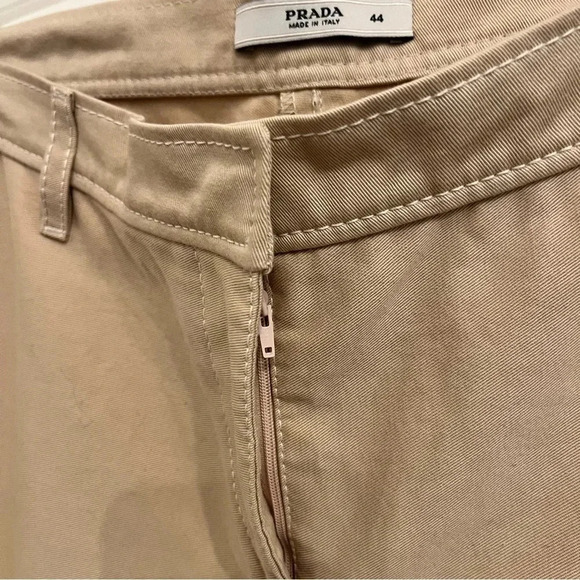 Prada straight leg khaki pants size 8 - Picture 4 of 11